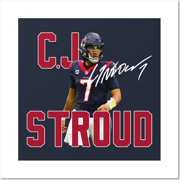 CJ Stroud Wall Art by CovpaTees